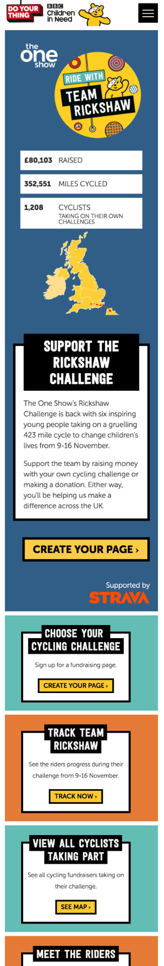 Rickshaw Challenge home page