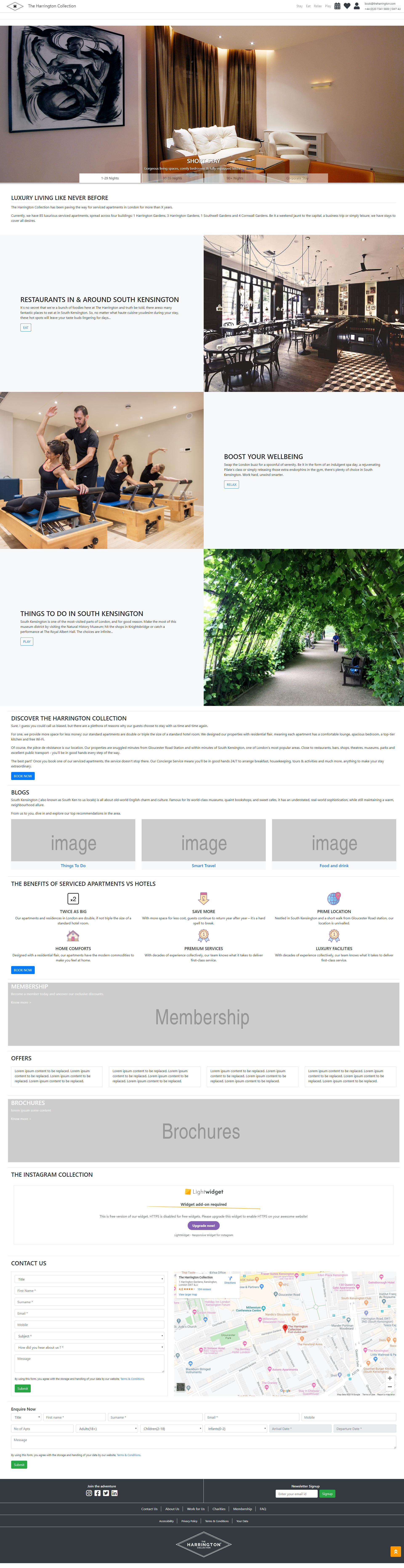 The Harrington home page