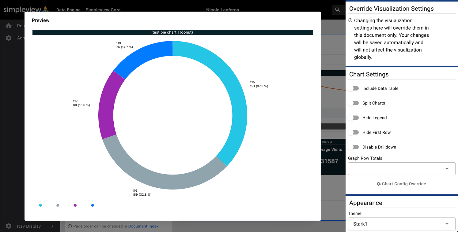 Edit data from within the document