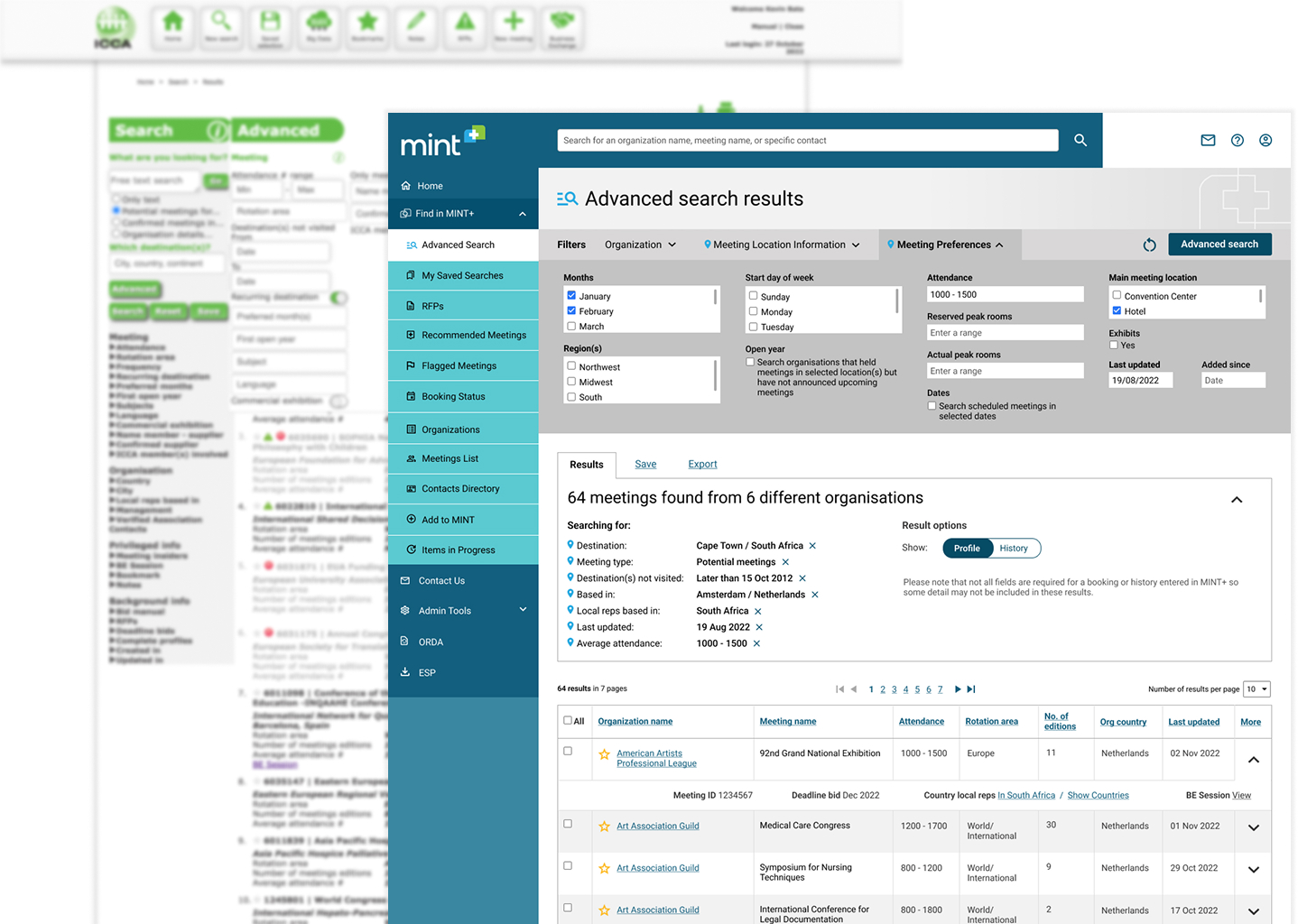Navigation resdesign for a conference presentation